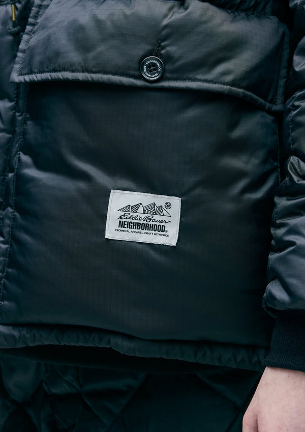 【NEIGHBORHOOD|ネイバーフッド】NH X EDDIE BAUER . KARAKORAM DOWN JACKET/NH Xエディーバウアー.カラコラムダウンジャケット(BLACK) - STREAM【NEIGHBORHOOD|ネイバーフッド】NH X EDDIE BAUER . KARAKORAM DOWN JACKET/NH Xエディーバウアー.カラコラムダウンジャケット(BLACK)STREAMBLACKL
