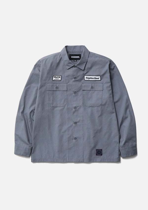 【NEIGHBORHOOD|ネイバーフッド】NH X M&M . CLASSIC WORK SHIRT LS