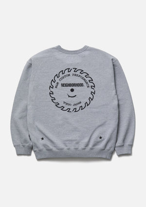 【NEIGHBORHOOD|ネイバーフッド】NH X M&M . SWEAT SHIRT/NH X M&M .スウェットシャツ(GRAY,BLACK)