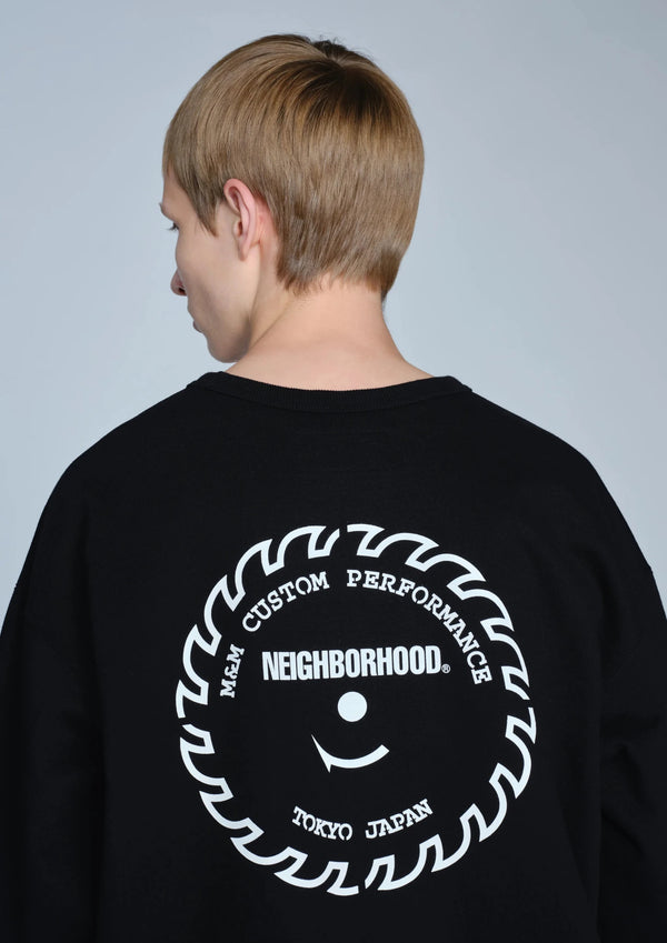 【NEIGHBORHOOD|ネイバーフッド】NH X M&M . SWEAT SHIRT/NH X M&M .スウェットシャツ(GRAY,BLACK)