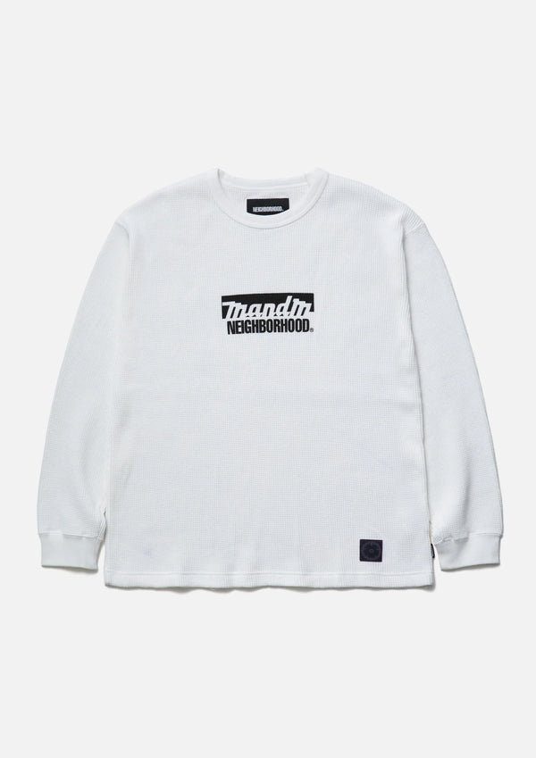【NEIGHBORHOOD|ネイバーフッド】NH X M&M . WAFFLE FABRIC CREWNECK LS