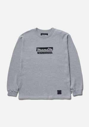 【NEIGHBORHOOD|ネイバーフッド】NH X M&M . WAFFLE FABRIC CREWNECK LS