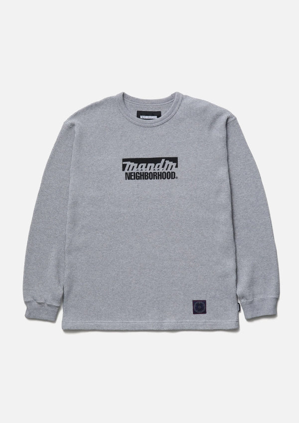 【NEIGHBORHOOD|ネイバーフッド】NH X M&M . WAFFLE FABRIC CREWNECK LS