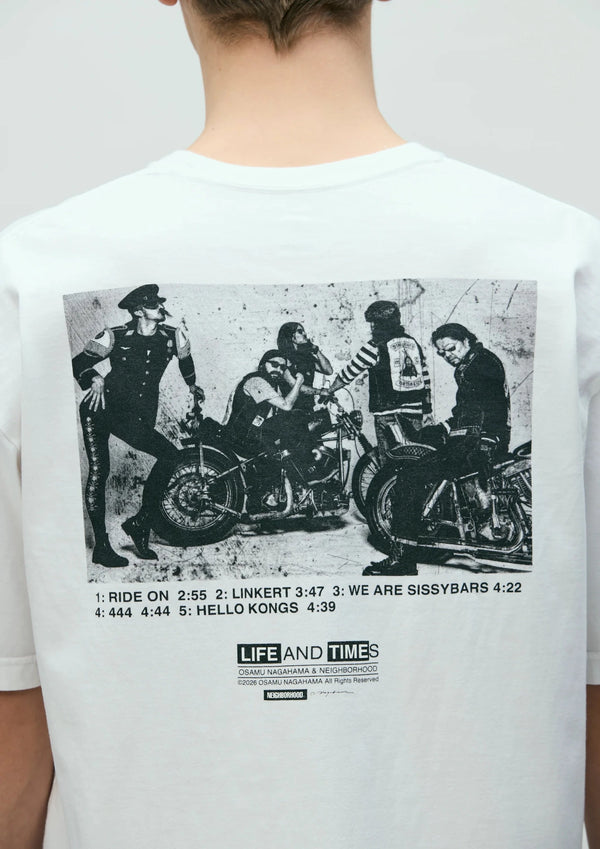 【NEIGHBORHOOD|ネイバーフッド】NH X OSAMU NAGAHAMA . TEE SS-3 /NH X オサムナガハマ . TEE SS-3(WHITE)