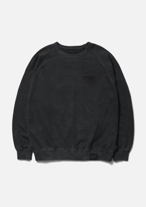 PIGMENT DYED SWEAT SHIRT LS