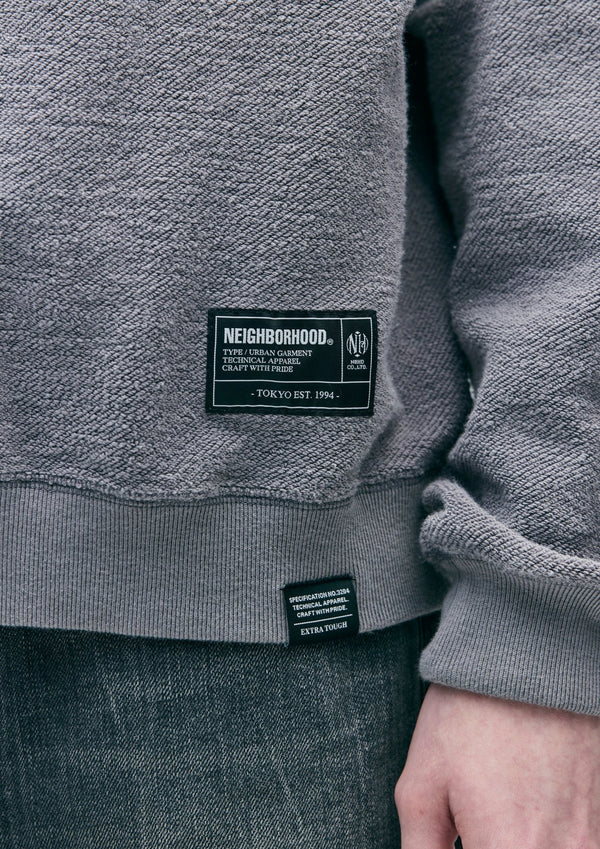 【NEIGHBORHOOD|ネイバーフッド】REVERSIBLE SWEAT HOODIE LS/リバーシブル スエットフーディー LS(CHACOAL,BLACK) - STREAM【NEIGHBORHOOD|ネイバーフッド】REVERSIBLE SWEAT HOODIE LS/リバーシブル スエットフーディー LS(CHACOAL,BLACK)STREAMBLACKM