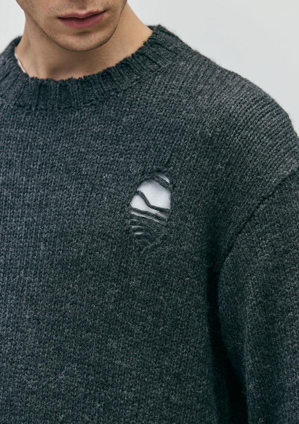 【NEIGHBORHOOD|ネイバーフッド】SAVAGE CREWNECK SWEATER/サベージクルーネックセーター(BLACK,GRAY) - STREAM【NEIGHBORHOOD|ネイバーフッド】SAVAGE CREWNECK SWEATER/サベージクルーネックセーター(BLACK,GRAY)STREAMGRAYM