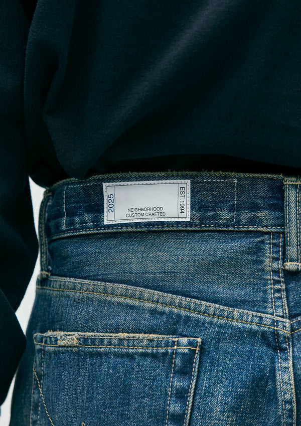 【NEIGHBORHOOD|ネイバーフッド】SAVAGE DENIM DP BASIC PANTS/サベージデニムDPベーシックパンツ(INDIGO,BLACK) - STREAM【NEIGHBORHOOD|ネイバーフッド】SAVAGE DENIM DP BASIC PANTS/サベージデニムDPベーシックパンツ(INDIGO,BLACK)STREAMBLACKS