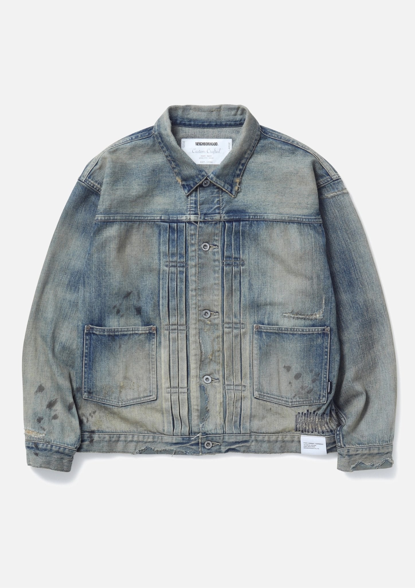 ジャケット・アウター neighborhood savage denim jacket Neighborhood Savage Denim Type-1 Jacket Indigo Men's - SS23 - GB