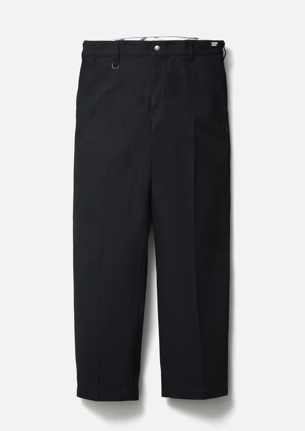 【NEIGHBORHOOD|ネイバーフッド】SLIM STRAIGHT WORK PANTS(BLACK)