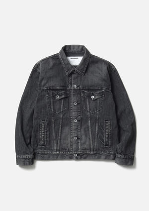 【NEIGHBORHOOD|ネイバーフッド】WASHED BLACK DENIM TYPE - 4 JACKET/ウォッシュドブラックデニムTYPE - 4ジャケット(BLACK) - STREAM【NEIGHBORHOOD|ネイバーフッド】WASHED BLACK DENIM TYPE - 4 JACKET/ウォッシュドブラックデニムTYPE - 4ジャケット(BLACK)STREAMBLACKS