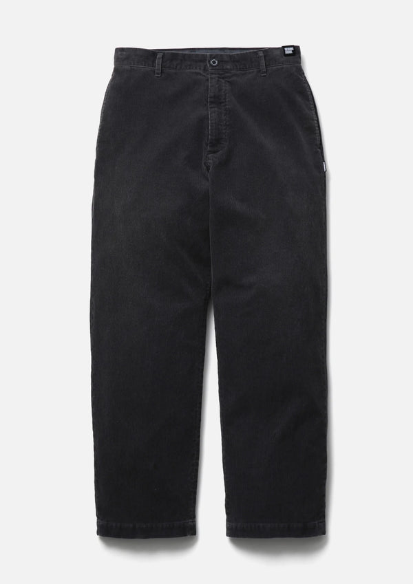 【NEIGHBORHOOD|ネイバーフッド】WASHED CORDUROY PLAIN PANTS(CHARCOAL)