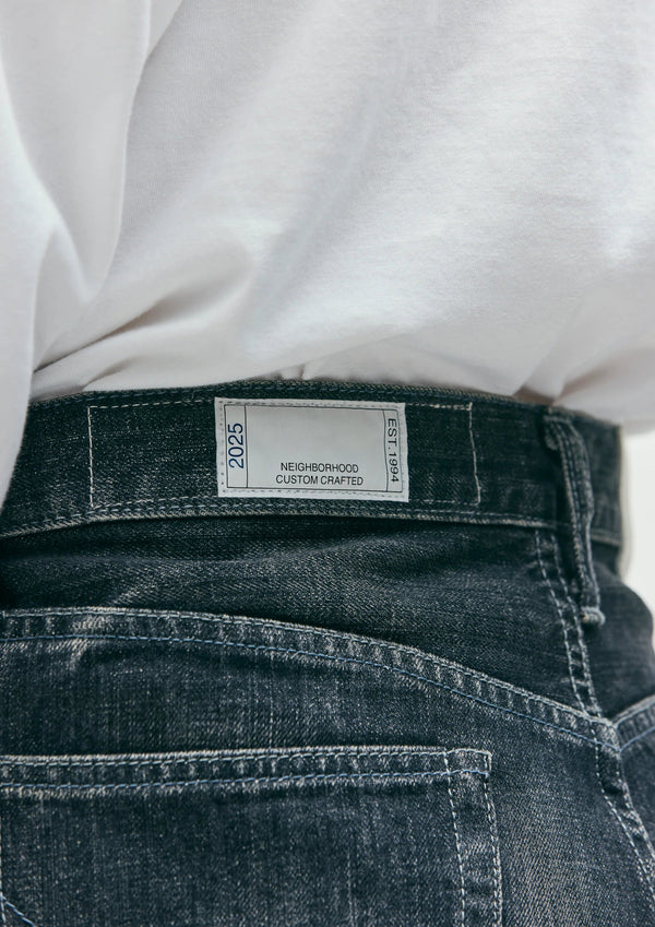 【NEIGHBORHOOD|ネイバーフッド】WASHED DENIM DP BASIC PANTS/ウォッシュドデニムDPベーシックパンツ - STREAM【NEIGHBORHOOD|ネイバーフッド】WASHED DENIM DP BASIC PANTS/ウォッシュドデニムDPベーシックパンツSTREAMBLACKS