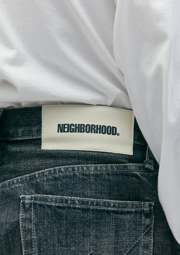 【NEIGHBORHOOD|ネイバーフッド】WASHED DENIM DP BASIC PANTS/ウォッシュドデニムDPベーシックパンツ - STREAM【NEIGHBORHOOD|ネイバーフッド】WASHED DENIM DP BASIC PANTS/ウォッシュドデニムDPベーシックパンツSTREAMBLACKS