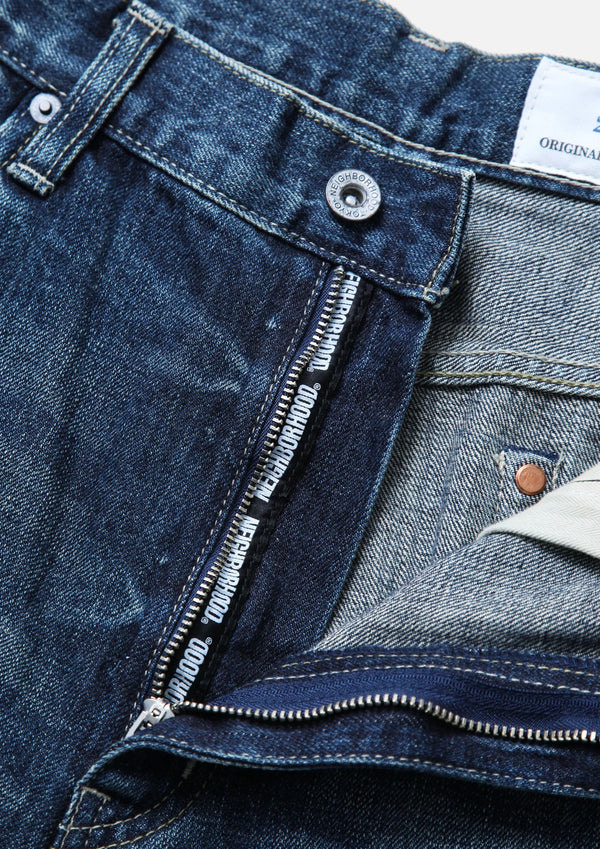 WASHED DENIM DP MID PANTS