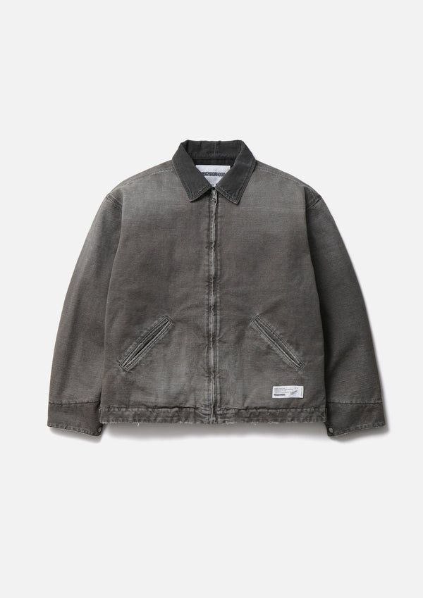 【NEIGHBORHOOD|ネイバーフッド】WASHED DUCK WORK JACKET (BLACK,GRAY)