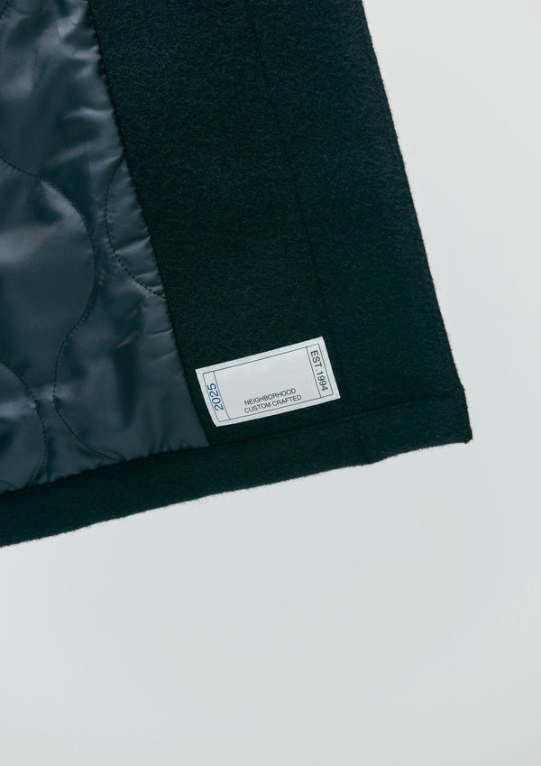 【NEIGHBORHOOD|ネイバーフッド】WOOL COAT MOD/ウールコートモッド(BLACK) - STREAM【NEIGHBORHOOD|ネイバーフッド】WOOL COAT MOD/ウールコートモッド(BLACK)STREAMBLACKM
