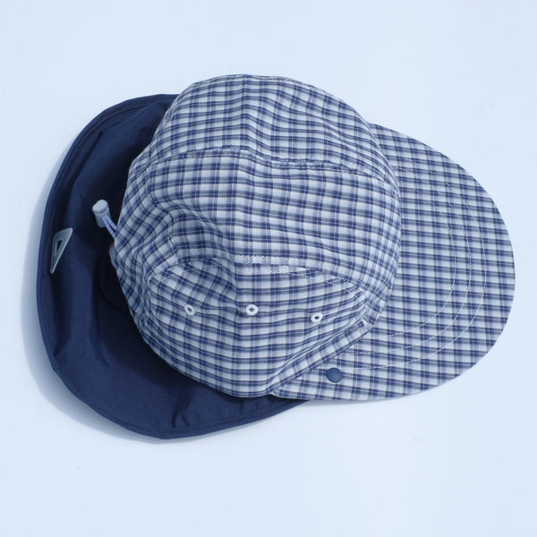 【NO CAP|ノーキャップ】QUICK SHADE LONG BILL CAP(POOLSIDE CHECK) 正規取扱店舗 公式オンライン通販 島根 松江 ロングビルキャップ 26FW