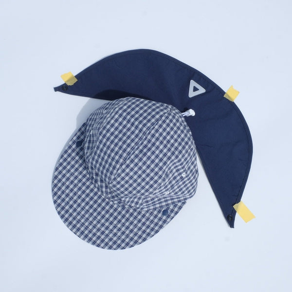 【NO CAP|ノーキャップ】QUICK SHADE LONG BILL CAP(POOLSIDE CHECK) 正規取扱店舗 公式オンライン通販 島根 松江 ロングビルキャップ 26FW