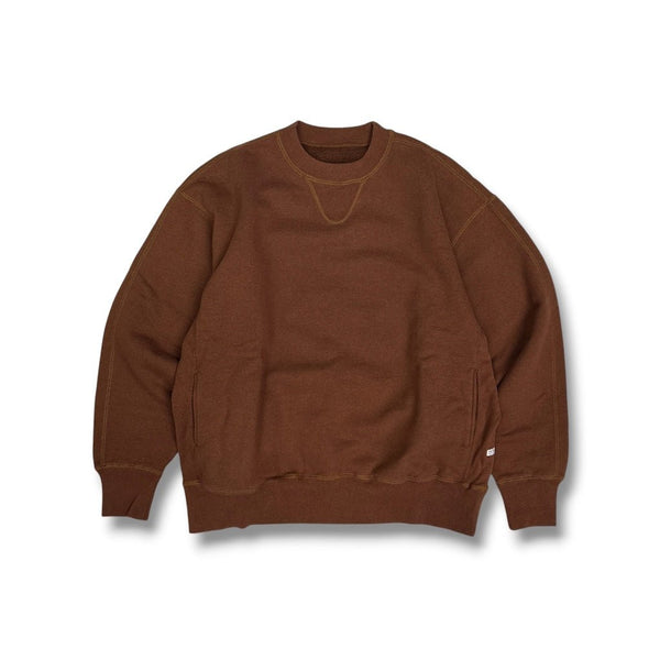 NOROLL|ノーロール C&C CREW SWEAT(BROWN RED) 正規取扱店舗 公式オンライン通販 島根 松江 26FW スウェット