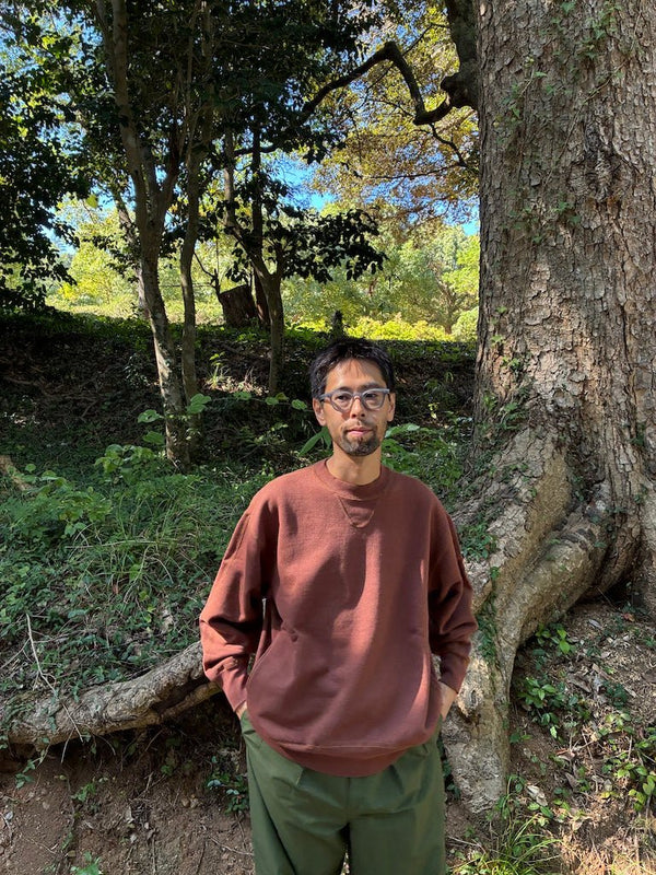NOROLL|ノーロール C&C CREW SWEAT(BROWN RED)