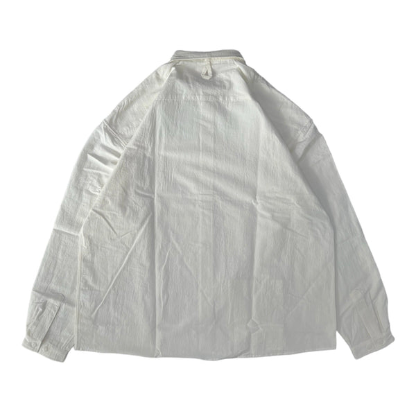 【NOROLL | ノーロール】NORMAL L/S SHIRT/ノーマルLSシャツ(WHITE) - STREAM【NOROLL | ノーロール】NORMAL L/S SHIRT/ノーマルLSシャツ(WHITE)STREAMM