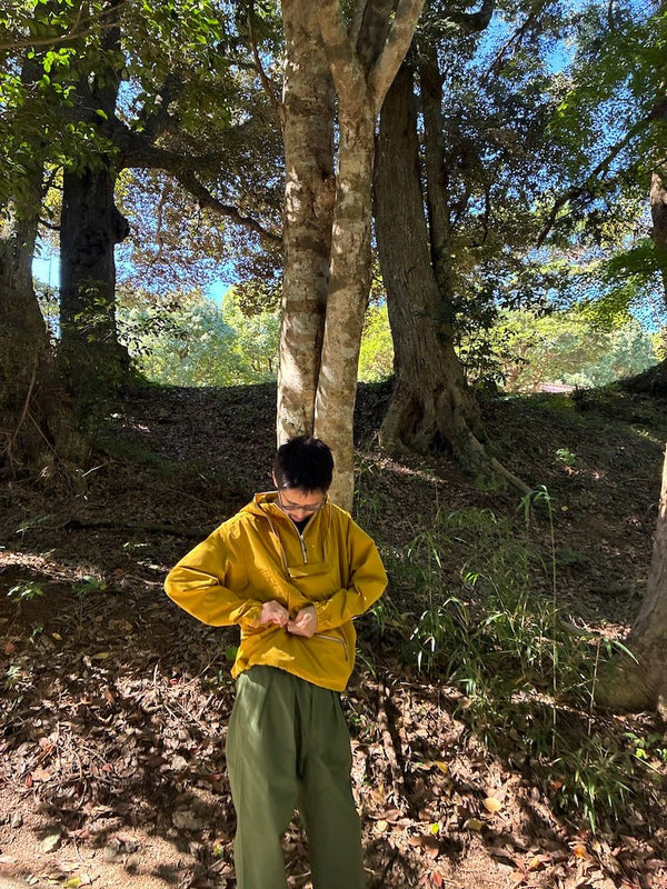 NOROLL|ノーロール SUGARI MESH ANORAK(YELLOW,BROWN)