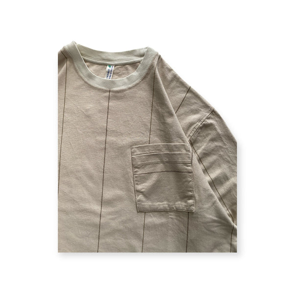 NOROLL|ノーロール UNEVENNESS L/S TEE(BEIGE) - STREAMNOROLL|ノーロール UNEVENNESS L/S TEE(BEIGE)STREAMM
