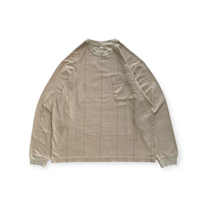 NOROLL|ノーロール UNEVENNESS L/S TEE(BEIGE) - STREAMNOROLL|ノーロール UNEVENNESS L/S TEE(BEIGE)STREAMM