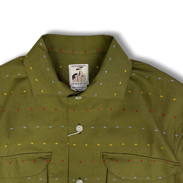 【NOROLL|ノーロール】DOT S/S SHIRT/ドット シャツ(OLIVE)