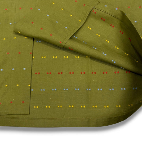 【NOROLL|ノーロール】DOT S/S SHIRT/ドット シャツ(OLIVE)