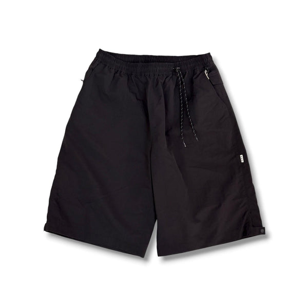 【迷迭香|マンネンロウ】NYLON HARVEST LOOSE SHORTS/ナイロン ハーベストルーズショーツ(BLACK , NAVY) - STREAM【迷迭香|マンネンロウ】NYLON HARVEST LOOSE SHORTS/ナイロン ハーベストルーズショーツ(BLACK , NAVY)STREAMBLACK3(L)