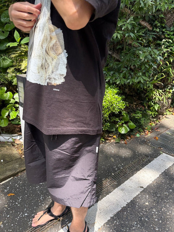 【迷迭香|マンネンロウ】NYLON HARVEST LOOSE SHORTS/ナイロン ハーベストルーズショーツ(BLACK , NAVY) - STREAM【迷迭香|マンネンロウ】NYLON HARVEST LOOSE SHORTS/ナイロン ハーベストルーズショーツ(BLACK , NAVY)STREAMNAVY3(L)
