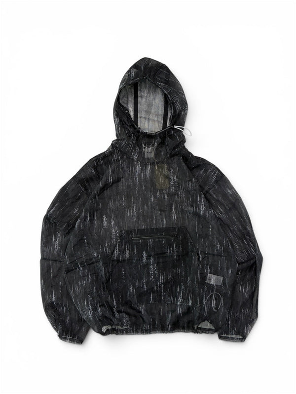 【迷迭香|マンネンロウ】NYLON MESH ANORAK/ナイロンメッシュアノラック(WHITE , BLACK) - STREAM【迷迭香|マンネンロウ】NYLON MESH ANORAK/ナイロンメッシュアノラック(WHITE , BLACK)STREAMBLACK2(M)