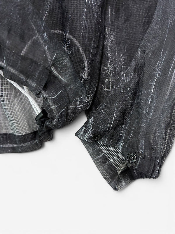 【迷迭香|マンネンロウ】NYLON MESH ANORAK/ナイロンメッシュアノラック(WHITE , BLACK) - STREAM【迷迭香|マンネンロウ】NYLON MESH ANORAK/ナイロンメッシュアノラック(WHITE , BLACK)STREAMBLACK2(M)