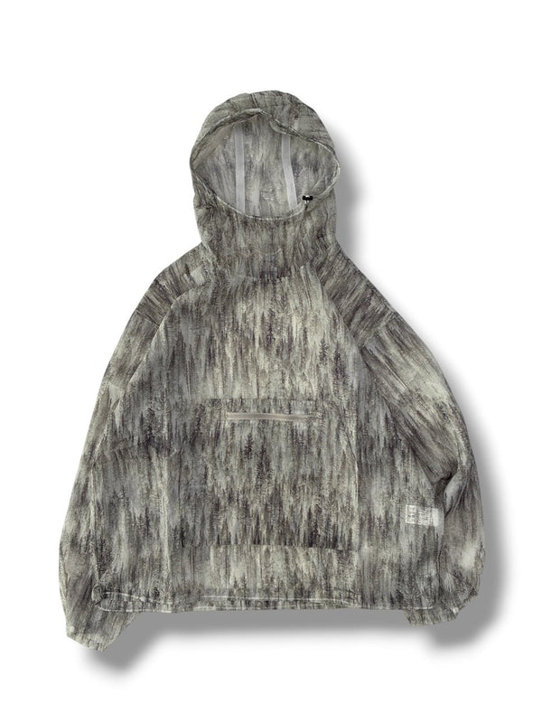 【迷迭香|マンネンロウ】NYLON MESH ANORAK/ナイロンメッシュアノラック(WHITE , BLACK) - STREAM【迷迭香|マンネンロウ】NYLON MESH ANORAK/ナイロンメッシュアノラック(WHITE , BLACK)STREAMWHITE2(M)