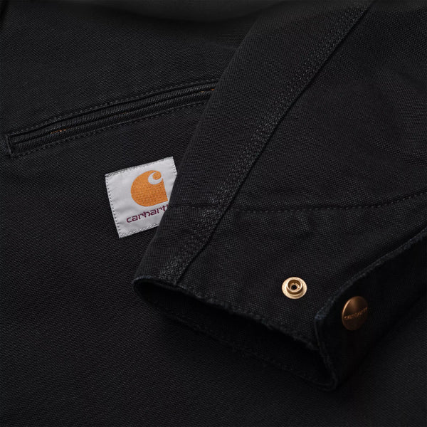 【CARHARTT WIP |カーハートWIP】OG DETROIT JACKET/オージーデトロイトジャケット(BLACK/BLACK AGED CANVAS)