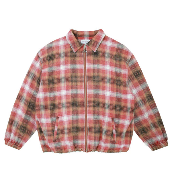 【YARDSALE|ヤードセール】PHANTASY TARTAN FULL ZIP/ファンタジータータンフルジップ(ORANGE)