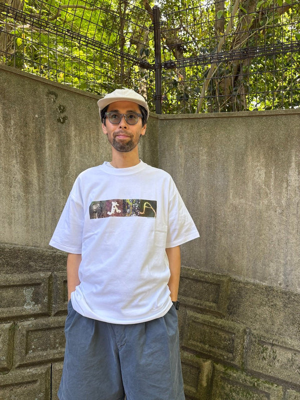 【PAJA STUDIO|パハ スタジオ】AERIAL TEE/エアリアル Tシャツ(WHITE) - STREAM【PAJA STUDIO|パハ スタジオ】AERIAL TEE/エアリアル Tシャツ(WHITE)STREAMWHITES