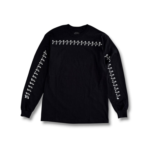 【PAJA STUDIO|パハ スタジオ】FRAME L/S TEE/フレームロングスリーブTシャツ(ASH , BLACK) 正規取扱店舗 公式オンライン通販 島根 松江 26FW シルクスクリーン