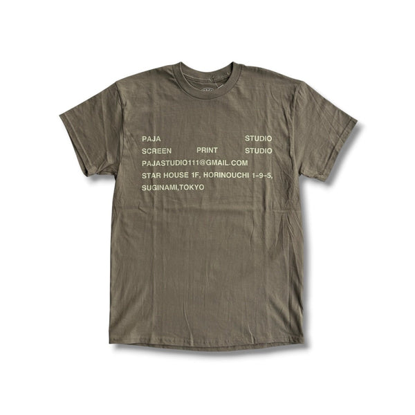 【PAJA STUDIO|パハ スタジオ】STUDIO TEE/スタジオ Tシャツ(LIGHT BROWN) - STREAM【PAJA STUDIO|パハ スタジオ】STUDIO TEE/スタジオ Tシャツ(LIGHT BROWN)STREAMLIGHT BROWNS