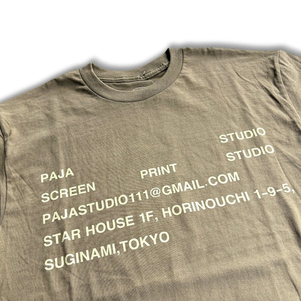 【PAJA STUDIO|パハ スタジオ】STUDIO TEE/スタジオ Tシャツ(LIGHT BROWN) - STREAM【PAJA STUDIO|パハ スタジオ】STUDIO TEE/スタジオ Tシャツ(LIGHT BROWN)STREAMLIGHT BROWNS