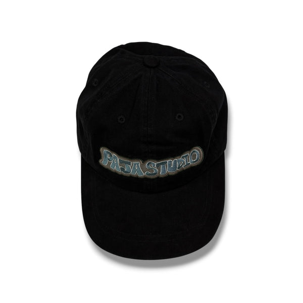 【PAJA SUTUDIO|パハスタジオ】PS LOGO CAP/PS ロゴキャップ(BLACK)