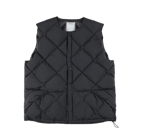 【PAPERSKY WEAR|ペーパースカイウェア】MIDDEL LAYER DOWN VEST(BLACK , BEIGE , BLUE) 正規取扱店舗 公式オンライン通販 島根 松江 ダウンベスト 26FW 軽量 ミドルレイヤー 登山 アウトドア 
