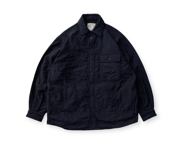 【PAPERSKY WEAR|ペーパースカイウェア】P - QUILT SHIRT/P - キルトシャツ(NAVY) - STREAM【PAPERSKY WEAR|ペーパースカイウェア】P - QUILT SHIRT/P - キルトシャツ(NAVY)STREAMS
