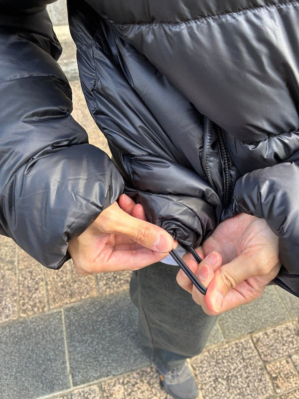 【PATAGONIA|パタゴニア】M'S FITZ ROY DOWN HOODY/メンズ・フィッツロイ・ダウン・フーディ(SMTB , BLK , DRBN , CNGR)26FW 着用サイズレビュー 正規取扱店舗 公式オンライン通販 島根 松江 800フィルパワー ダウンジャケット