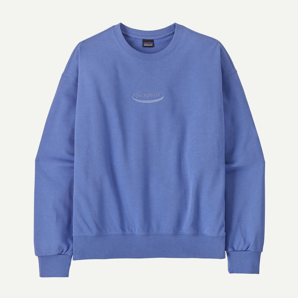 【PATAGONIA|パタゴニア】W'S '95 OVAL LOGO DAILY CREW/ウィメンズ '95 オーバル ロゴ デイリー クルー(DVBL , SMDB) 正規取扱店舗 公式オンライン通販 島根 松江 オーバルロゴ