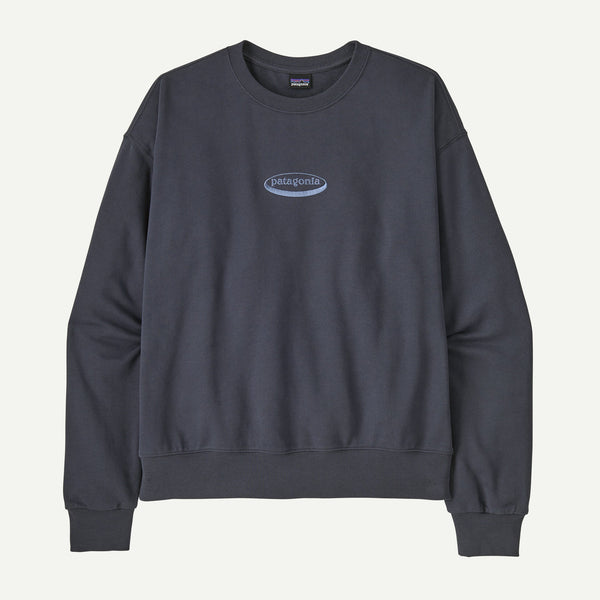 【PATAGONIA|パタゴニア】W'S '95 OVAL LOGO DAILY CREW/ウィメンズ '95 オーバル ロゴ デイリー クルー(DVBL , SMDB) 正規取扱店舗 公式オンライン通販 島根 松江 オーバルロゴ