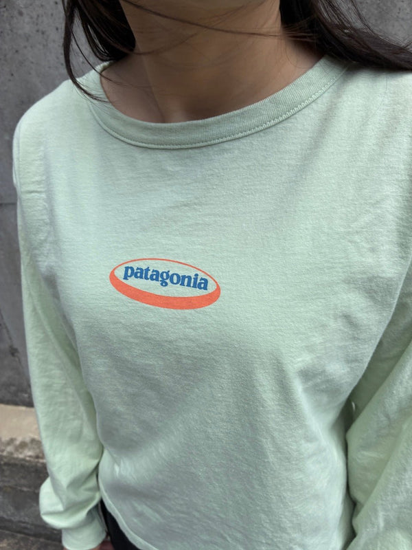 【PATAGONIA|パタゴニア】W'S L/S '95 OVAL LOGO EASY CUT T - SHIRT/ウィメンズ L/S '95 オーバルロゴ イージーカットTシャツ(UDNL , LNGR) - STREAM【PATAGONIA|パタゴニア】W'S L/S '95 OVAL LOGO EASY CUT T - SHIRT/ウィメンズ L/S '95 オーバルロゴ イージーカットTシャツ(UDNL , LNGR)STREAMLNGRXS