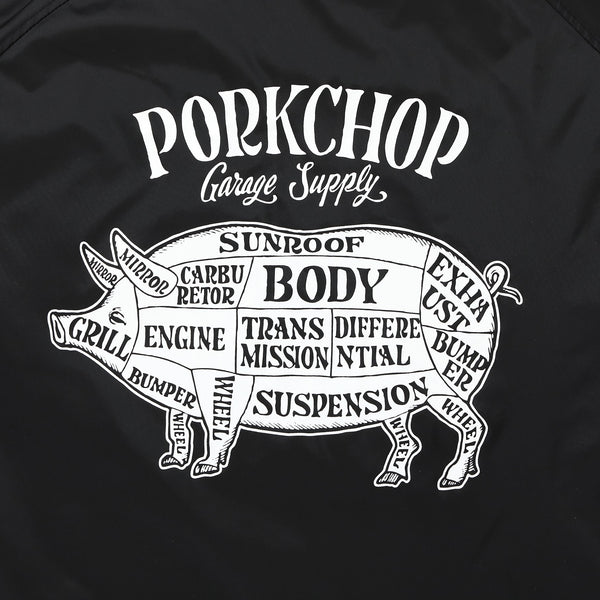 【PORKCHOP GARAGE SUPPLY|ポークチョップ ガレージ サプライ】BOA COACH JKT 24 / ボア コーチ ジャケット 24 (BLACK) - STREAM【PORKCHOP GARAGE SUPPLY|ポークチョップ ガレージ サプライ】BOA COACH JKT 24 / ボア コーチ ジャケット 24 (BLACK)STREAMM